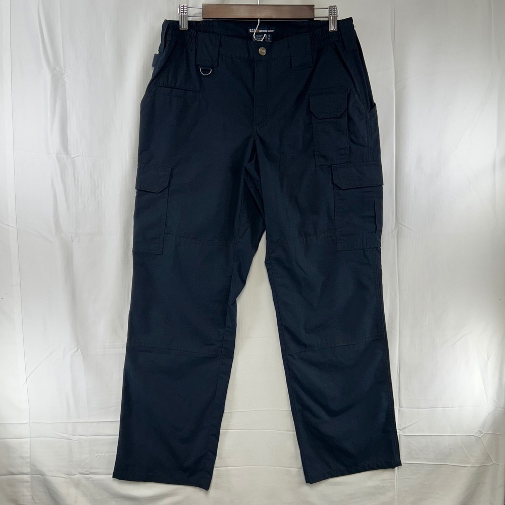 5.11 Tactical Cargo Pants Womens 10 Dark Navy Blue Ripstop 64360 Workwear